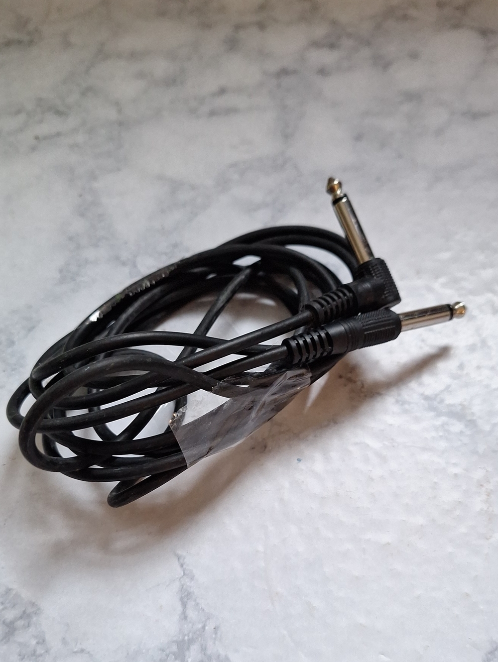Black 1/4" TS Instrument Cable - Unbranded